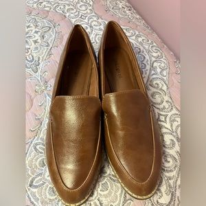 Brown loafers, Aldo, never worn